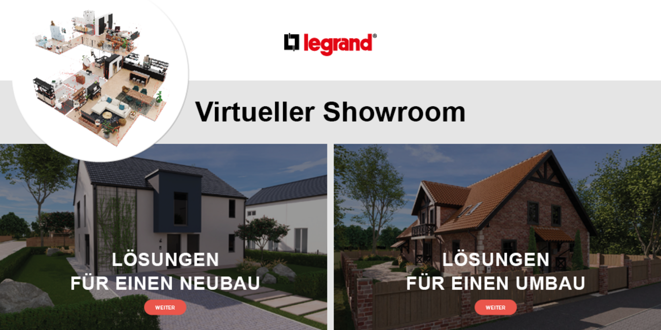 Virtueller Showroom bei Wiedmann Elektrotechnik in Burgthann / Großvoggenhof