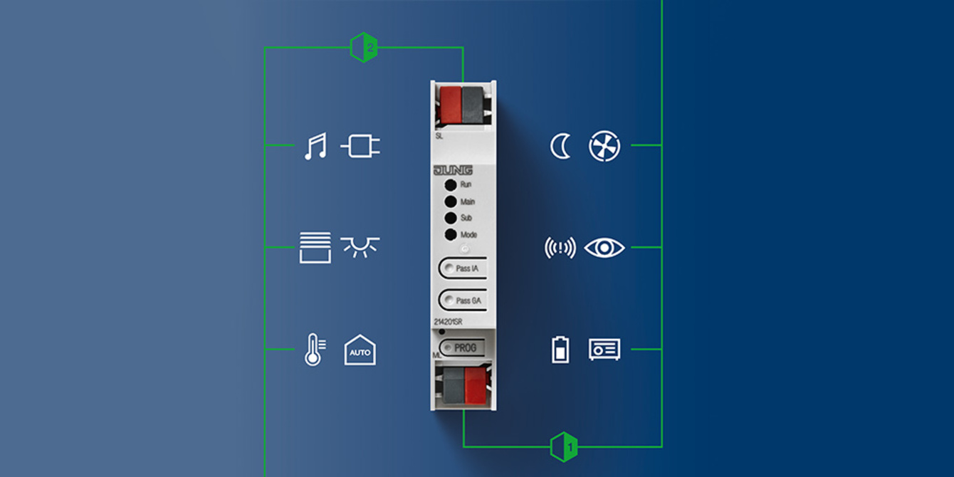 KNX Bereichs- und Linienkoppler bei Wiedmann Elektrotechnik in Burgthann / Großvoggenhof